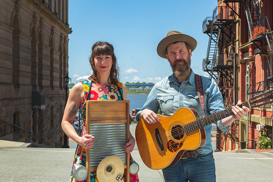 Two musician in the street