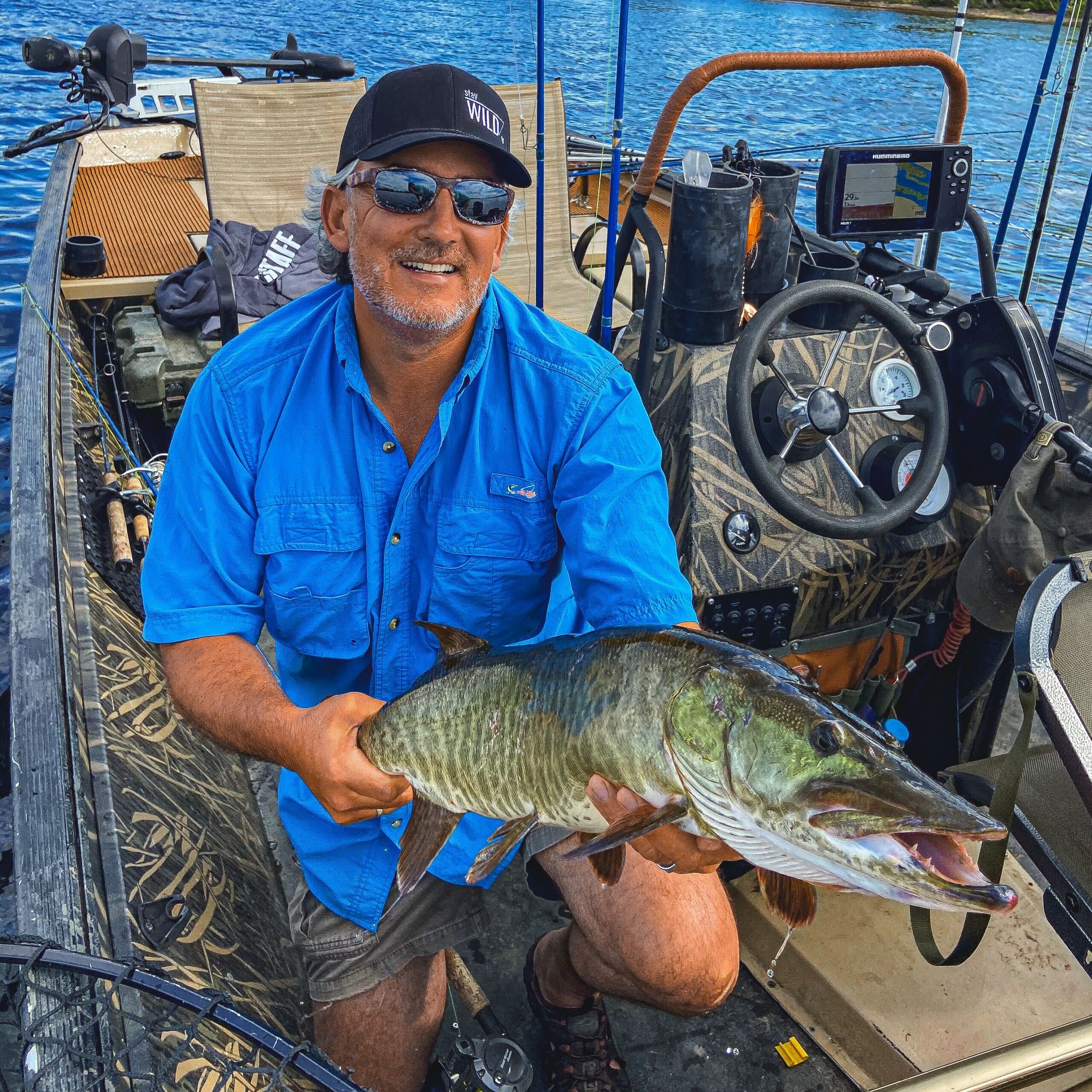 Musky Fish Scaled