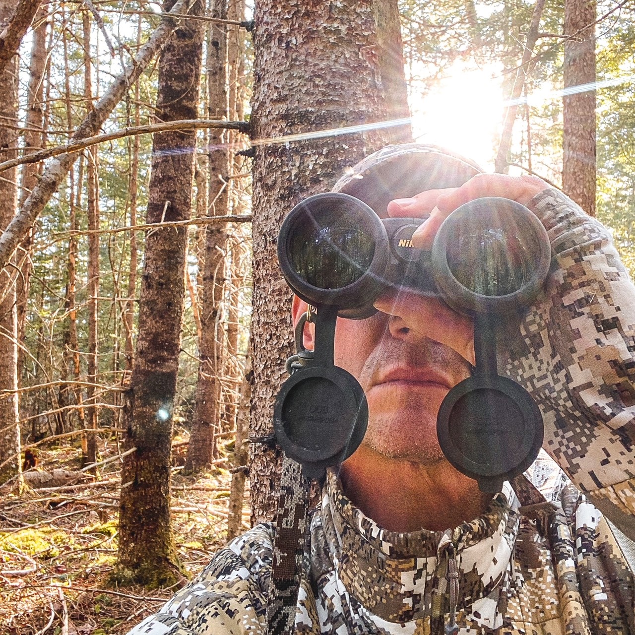 pete in the woods