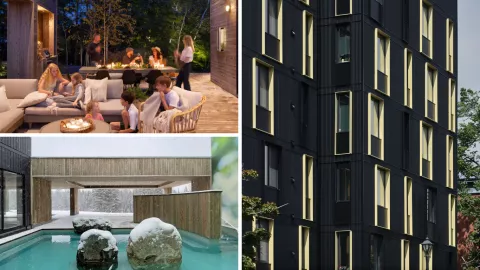 collage of architecture photos 