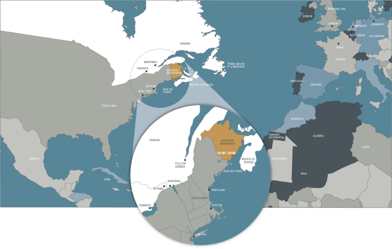 Maritimes map